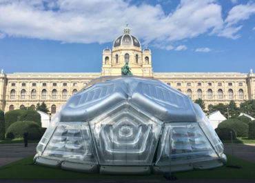 inflatable pneumocell dome, with 13 meters of diameter