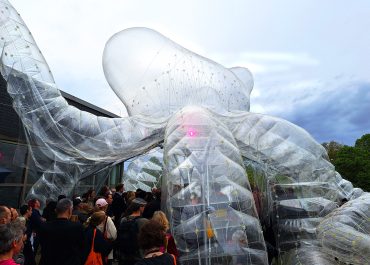 Pneumocell inflatable octopus roof